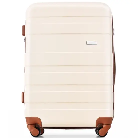 3 PCS Expandable ABS Hard Shell Luggage Set with Spinner Wheels and TSA Lock - ModernLuxe image {7}