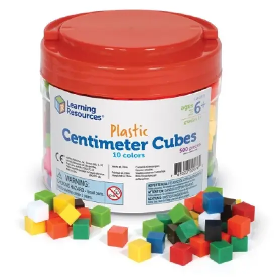 Learning Resources Centimeter Cubes, Set of 500, Ages 6+ image {2}