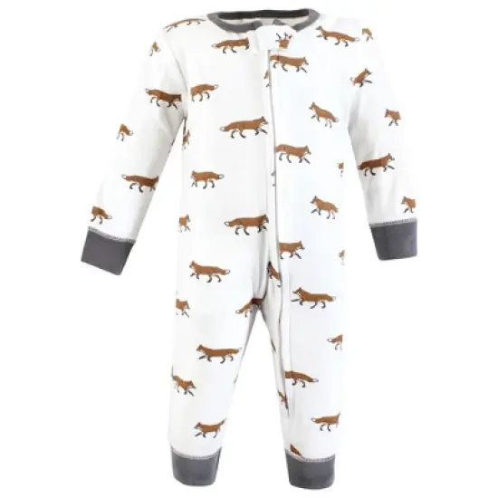 Hudson Baby Cotton Sleep and Play, Woodland Animals image {4}