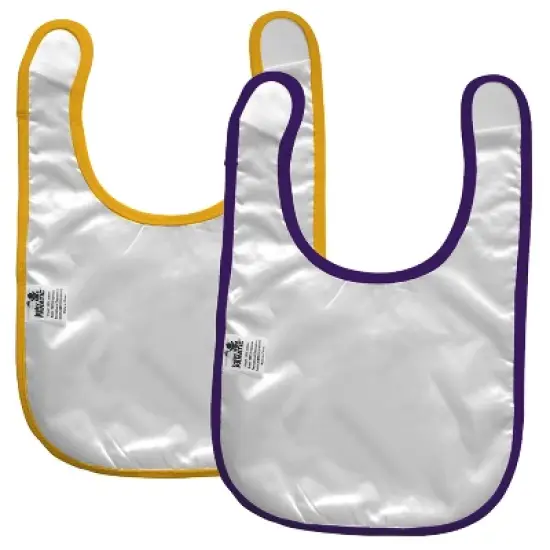 BabyFanatic Officially Licensed Unisex Baby Bibs 2 Pack - NFL Minnesota Vikings image {2}