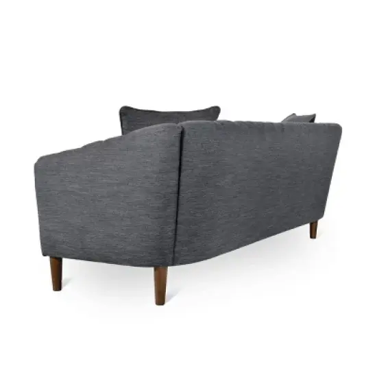 Ansonia Contemporary Fabric 3 Seater Sofa - Christopher Knight Home image {2}