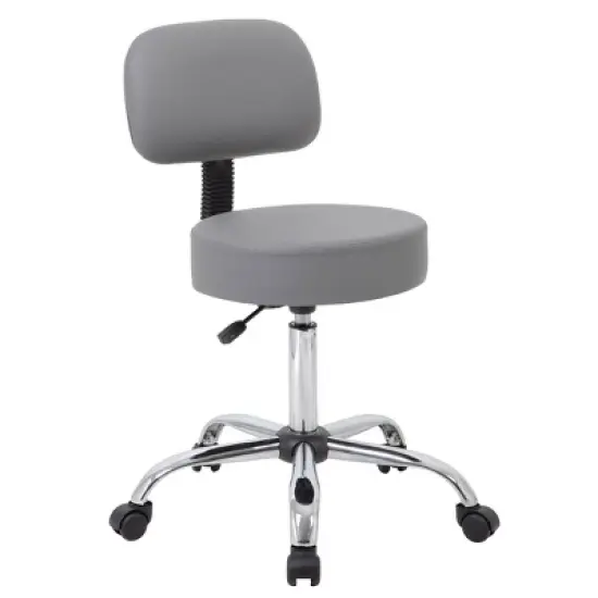 Medical Stool with Back Cushion - Boss Office Products image {8}