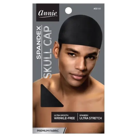 Annie International Spandex Black Skull Cap image {7}