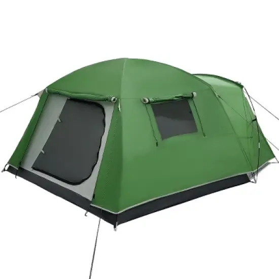 Wakeman Outdoors 4 Person Tent with Porch, Green image {11}
