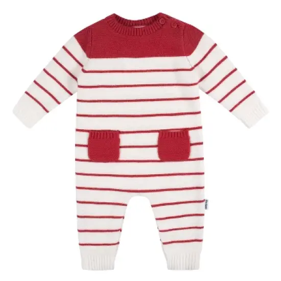 Gerber Baby and Toddler Boys' Sweater Knit Footless Romper image {10}