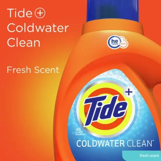 Tide Coldwater Clean High Efficiency Liquid Laundry Detergent - 92 fl oz image {4}