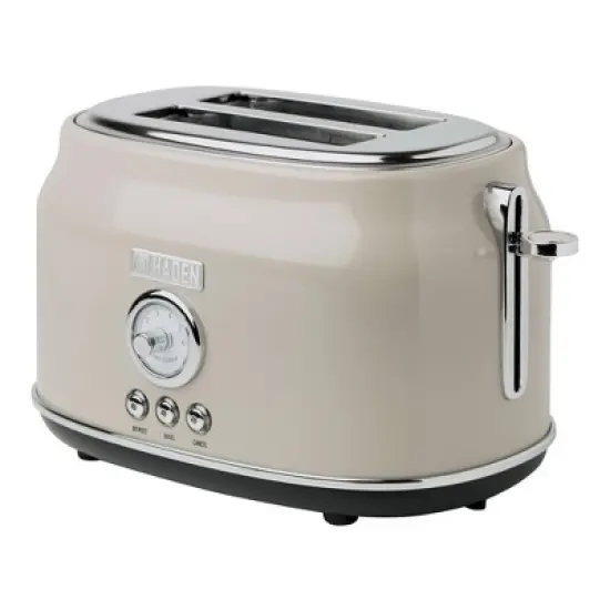 Haden 75003 Dorset Wide Slot Stainless Steel Body Countertop Retro 2 Slice Toaster with Adjustable Browning Control image {6}
