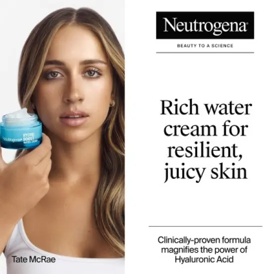 Neutrogena Hydro Boost Water Face Cream with Hyaluronic Acid - Fragrance Free image {2}