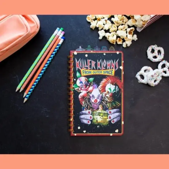 Silver Buffalo Killer Klowns From Outer Space 5-Tab Spiral Notebook With 75 Sheets image {2}