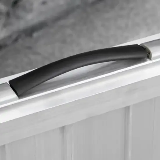 HOMCOM Aluminum Portable Skidproof PVC Folding Wheelchair Ramp, 3' image {6}