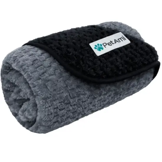 PetAmi Waterproof Dog Blanket, Leakproof Fleece Throw for Pet Cat Puppy Kitten, Reversible Washable Soft Plush Cover image {7}