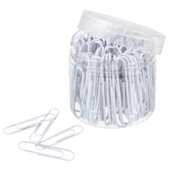 Unique Bargains Medium Metal Prevent Tearing Pages Home Office Paper Clip 100 Pcs image {10}