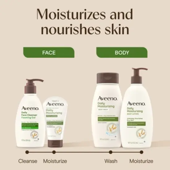 Aveeno Daily Moisturizing Body Wash with Soothing Oat - 18 fl oz image {9}