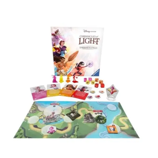 Ravensburger Disney Edition Chronicles of Light: Darkness Falls Game: Strategy Board Featuring Creative Thinking image {8}