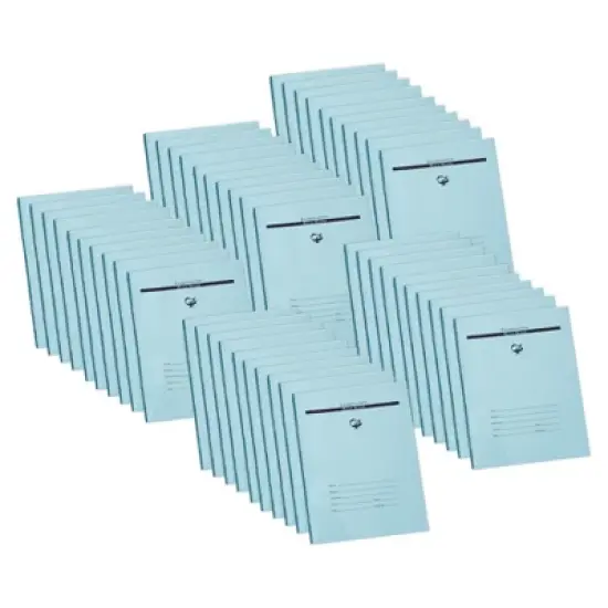 Pacon&reg; Examination Blue Book, 32 Pages, 3/8 in ruled, 7" x 8-1/2", 25 Books image {2}