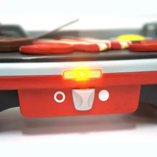 Link Worldwide Little Chef Breakfast Griddle Electric Kitchen Grill Pretend Food Playset - Red/Gray image {9}
