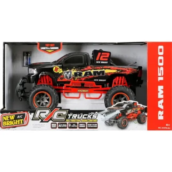 New Bright RC Ram 1500 Pickup Truck - 1:10 Scale image {7}