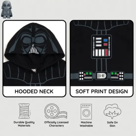 STAR WARS Hooded Matching Family Cosplay T-Shirt Toddler image {4}