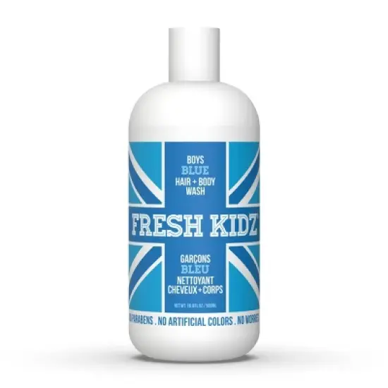 Fresh Kidz Boys Blue Hair & Body Wash - 16.9oz image {4}