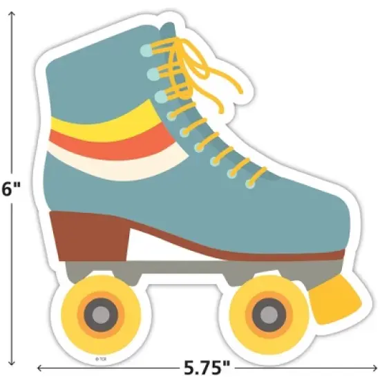 Teacher Created Resources&reg; Roller Disco Skates Accents, 30 Per Pack, 3 Packs image {2}