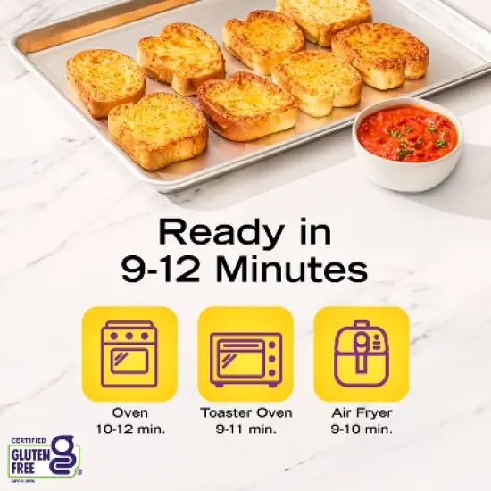 New York Bakery Gluten Free Frozen Five Cheese Texas Toast - 12.35oz image {1}