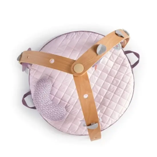 Ingenuity Cozy Spot Reversible Duvet Activity Gym with Wooden Toy Bar image {11}