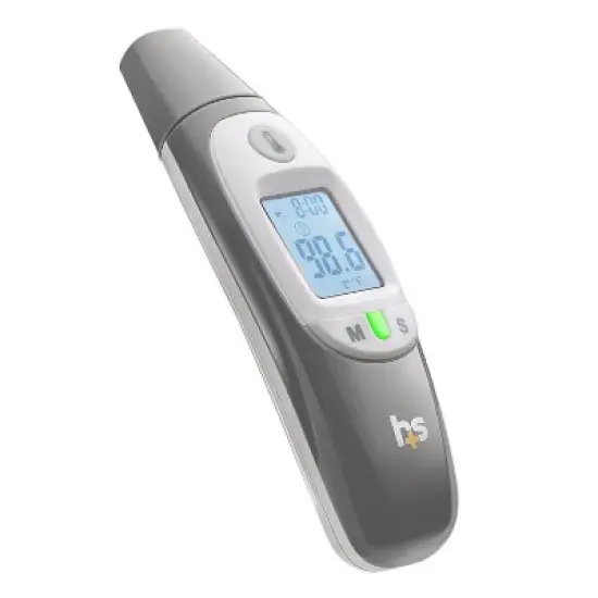 HealthSmart Infrared Digital Ear Thermometer, Instant Read, FSA/HSA Eligible, Grey image {4}