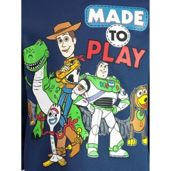 Disney Pixar Pixar Toy Story Rex Forky Buzz Lightyear Fleece Pullover Hoodie and Pants Outfit Set Toddler image {3}