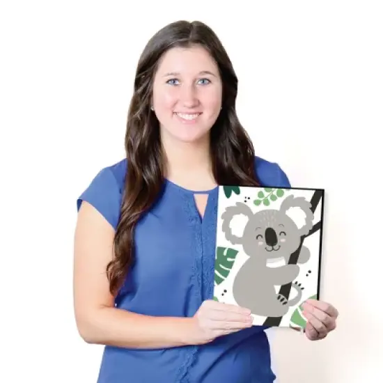 Big Dot of Happiness Koala Cutie - Bear Nursery and Kids Room - 7.5 x 10 inches - Wall Art Set of 3 Prints image {4}