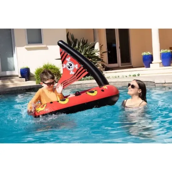 Poolmaster Pirate Boat Swimming Pool Float image {4}