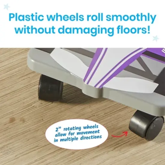 Hand2Mind Speedway Racer Scooter Board - Purple: Teaching Aid for Preschool to 8th Grade, Educational Plastic Tool image {5}