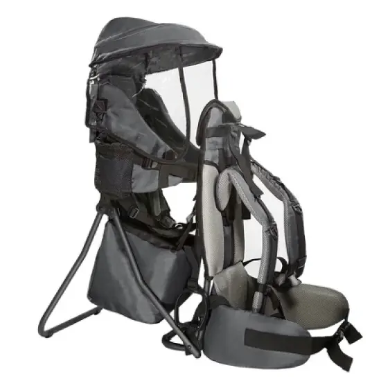 ClevrPlus CC Hiking Child Carrier Baby Backpack Camping for Toddler Kid, Grey image {6}
