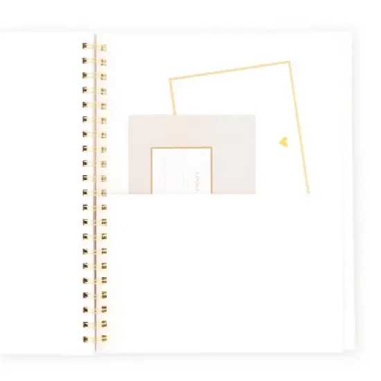 Sugar Paper Essentials 2024-25 Weekly/Monthly Planner 11"x9.5" Flax Stripe: Teacher Planner, Twin-Wire Binding, Tabs image {4}