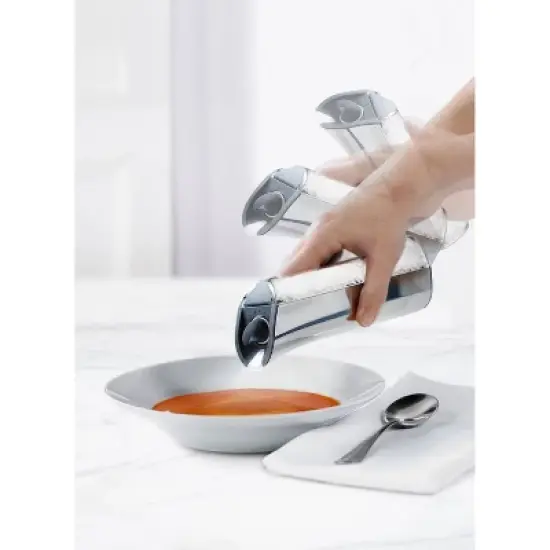 Trudeau 8" Graviti Plus Salt Mill Chrome Finish image {4}