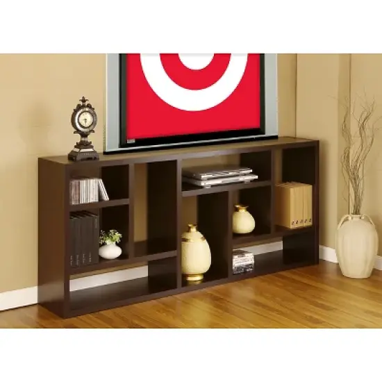 71" Stanza&nbsp;9 Shelf Bookcase Canyon Cappuccino - HOMES: Inside + Out image {1}
