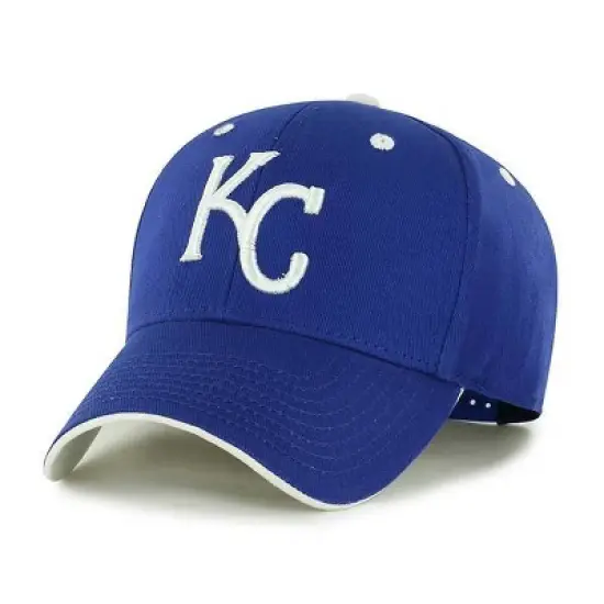 MLB Kansas City Royals Youth Money Maker Hat: Adjustable Cotton Baseball Cap image {2}