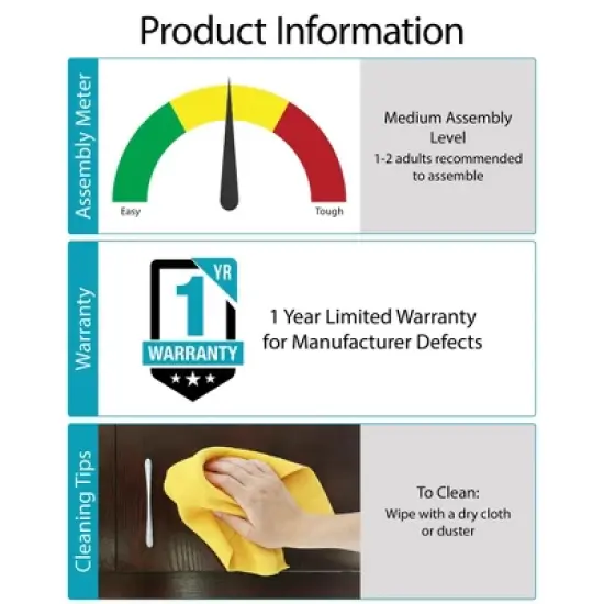 Brookside Entryway Hall Tree with Storage Bench - Room & Joy image {10}
