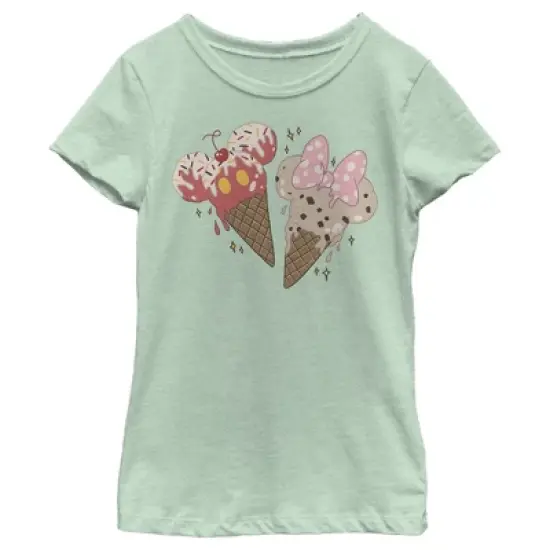 Girl's Disney Mickey and Minnie Ice Cream Cones T-Shirt image {6}