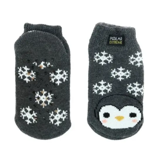 Polar Extreme Kid's Critter Thermal Footie Slipper Socks image {4}