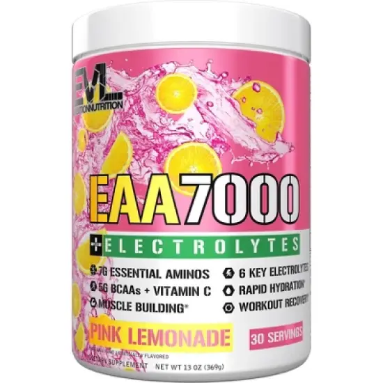 Evlution Nutrition EAA7000 + Electrolytes - 7g EAAs + Hydration - 30 Servings image {1}