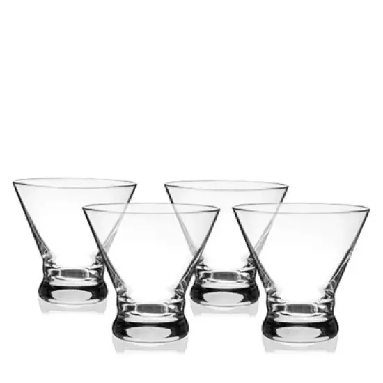 True Stemless Martini Glasses, Set of 4, 8 oz Modern Cocktail Glasses for Martinis, Cosmopolitans, Cocktail Glass Set, Dishwasher Safe, 8 oz, Set of 4 image {6}