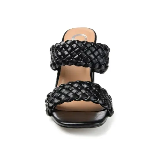 Journee Collection Womens Melissa Open Toe High Block Heel Pumps image {5}