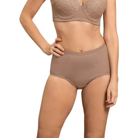 Leonisa  Comfy high-waisted smoothing brief panty - image {7}
