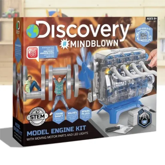 Discovery #Mindblown Model Engine STEM Science Kit image {6}