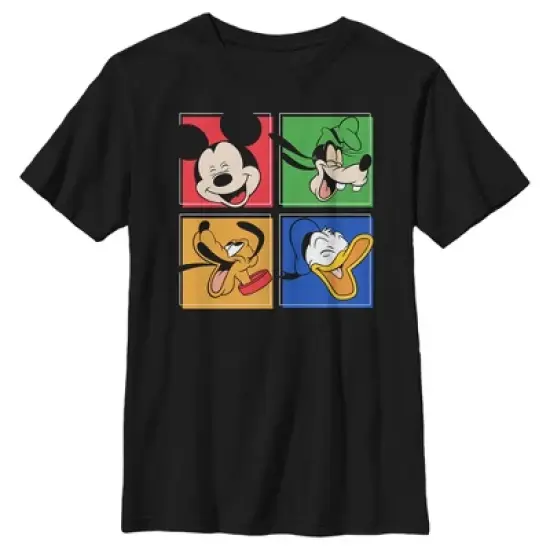 Boy's Disney Mickey and Friends Boxes T-Shirt image {4}