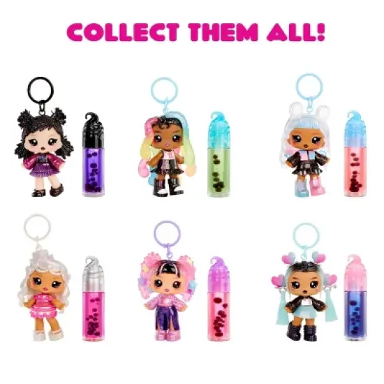 Yummiland Lip Gloss Doll: Sour Sweeties - Misty Cakes Includes DIY Lip Gloss + Removable Keychain image {5}