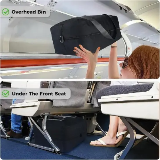 For Frontier Airlines Personal Item Bag Underseat Travel Duffel Bag Carry on Luggage image {6}