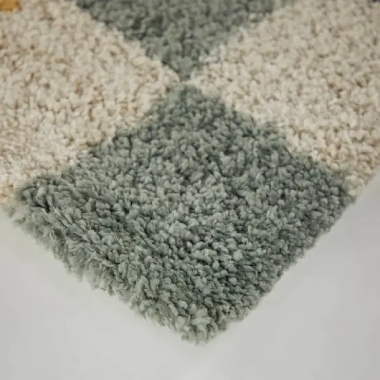 Sydney Rainbow Checkered Shag Kids' Rug - Balta Rugs image {2}