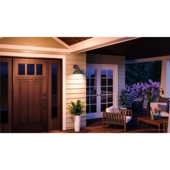 Urban Ambiance Luxury Hammered Outdoor Wall Light,  10-3/8" x 12",  Aged Pewter Finish, UHP1178 image {1}