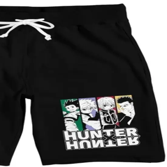 Hunter X Hunter Character Panels Men's Short Sleeve Shirt & Sleep Shorts Set image {4}